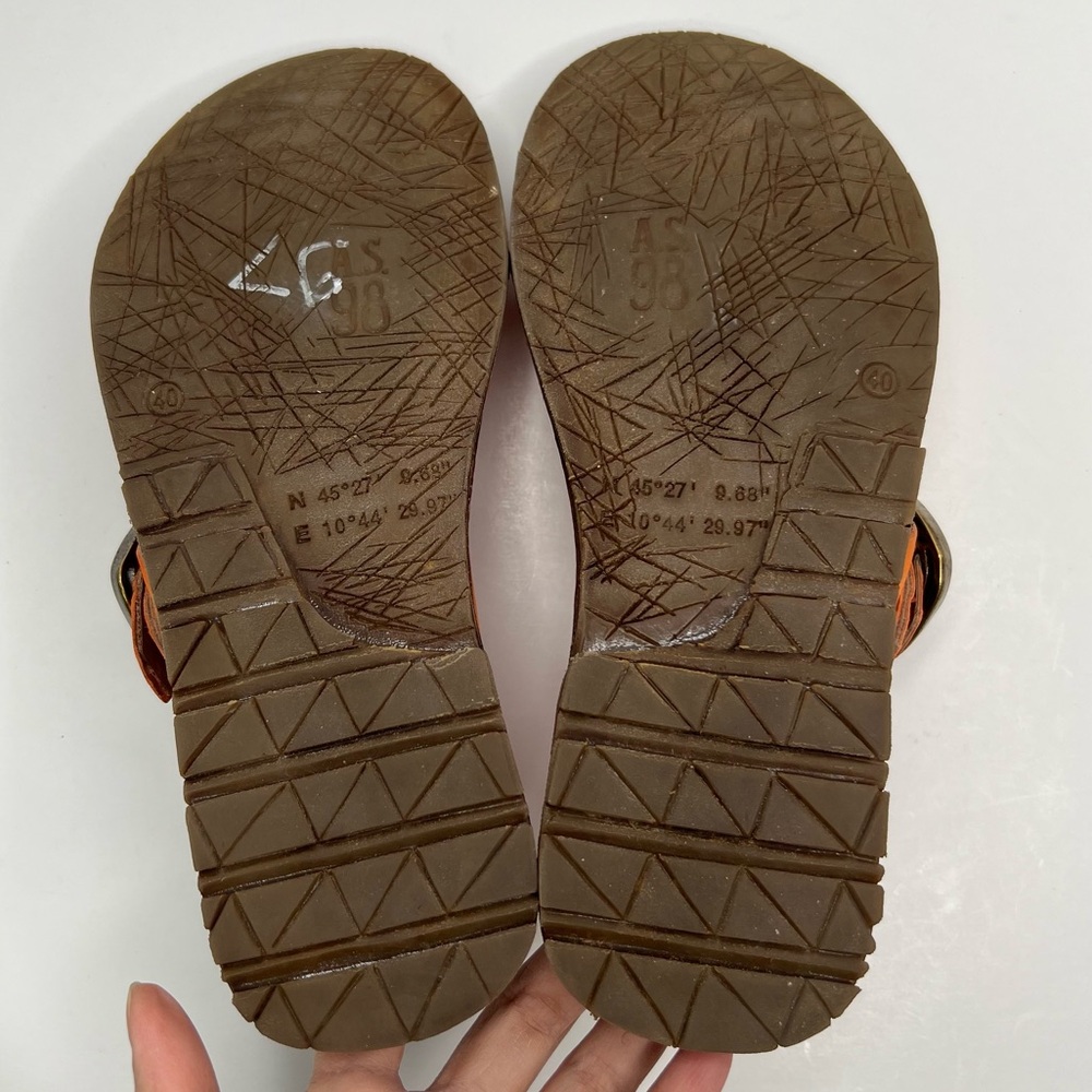 A.s. 98 Tavon Sandals in Orange Size EU 40 - Picture 13 of 16